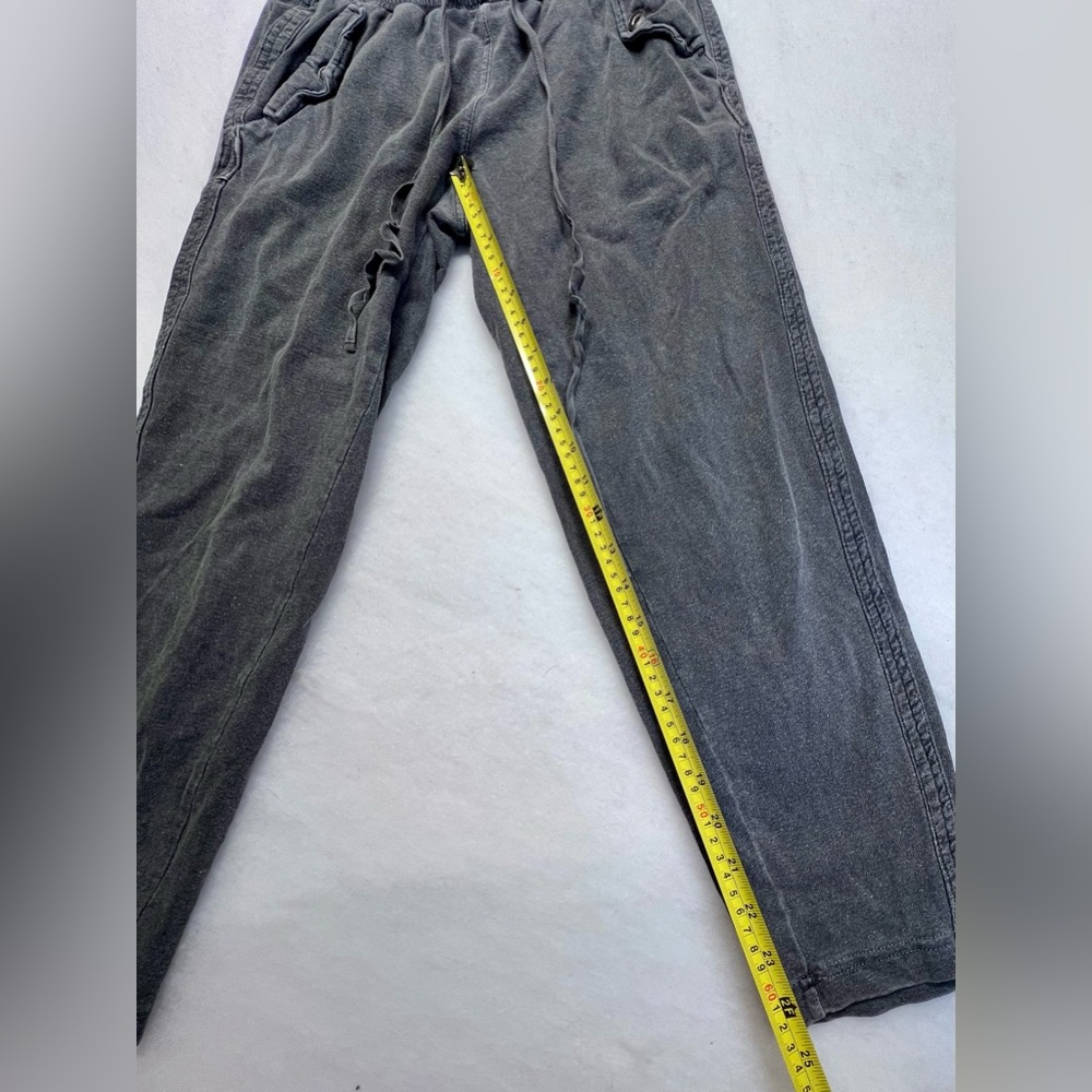 Wrap London Hemp Organic Cotton Jogger Pull On Pants Washed Gray Sz US 4 - Picture 6 of 11